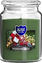 Świeca zapachowa w słoiku Winter Tree - Bispol Aura Scented Candle Winter Tree — Zdjęcie N2