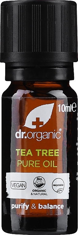 Olejek z drzewa herbacianego - Dr Organic Bioactive Organic Tea Tree Aceite Puro — Zdjęcie N1