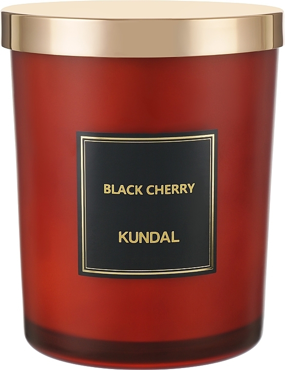 Świeca zapachowa Black Cherry - Kundal Perfume Natural Soy — Zdjęcie N1