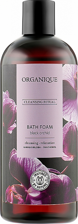 Płyn do kąpieli Czarna orchidea - Organique Bath Foam Black Orchid — Zdjęcie N1