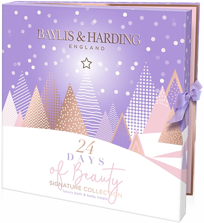 Zestaw Kalendarz adwentowy - Baylis & Harding Jojoba, Vanilla & Almond Oil Luxury 24 Days Of Beauty Advent Calendar Gift Set — Zdjęcie N1