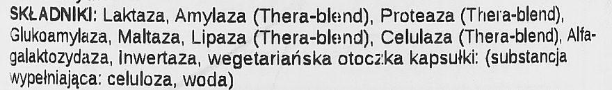 Suplement diety Enzymy wspomagające trawienie laktozy - Enzymedica Lacto — Zdjęcie N2