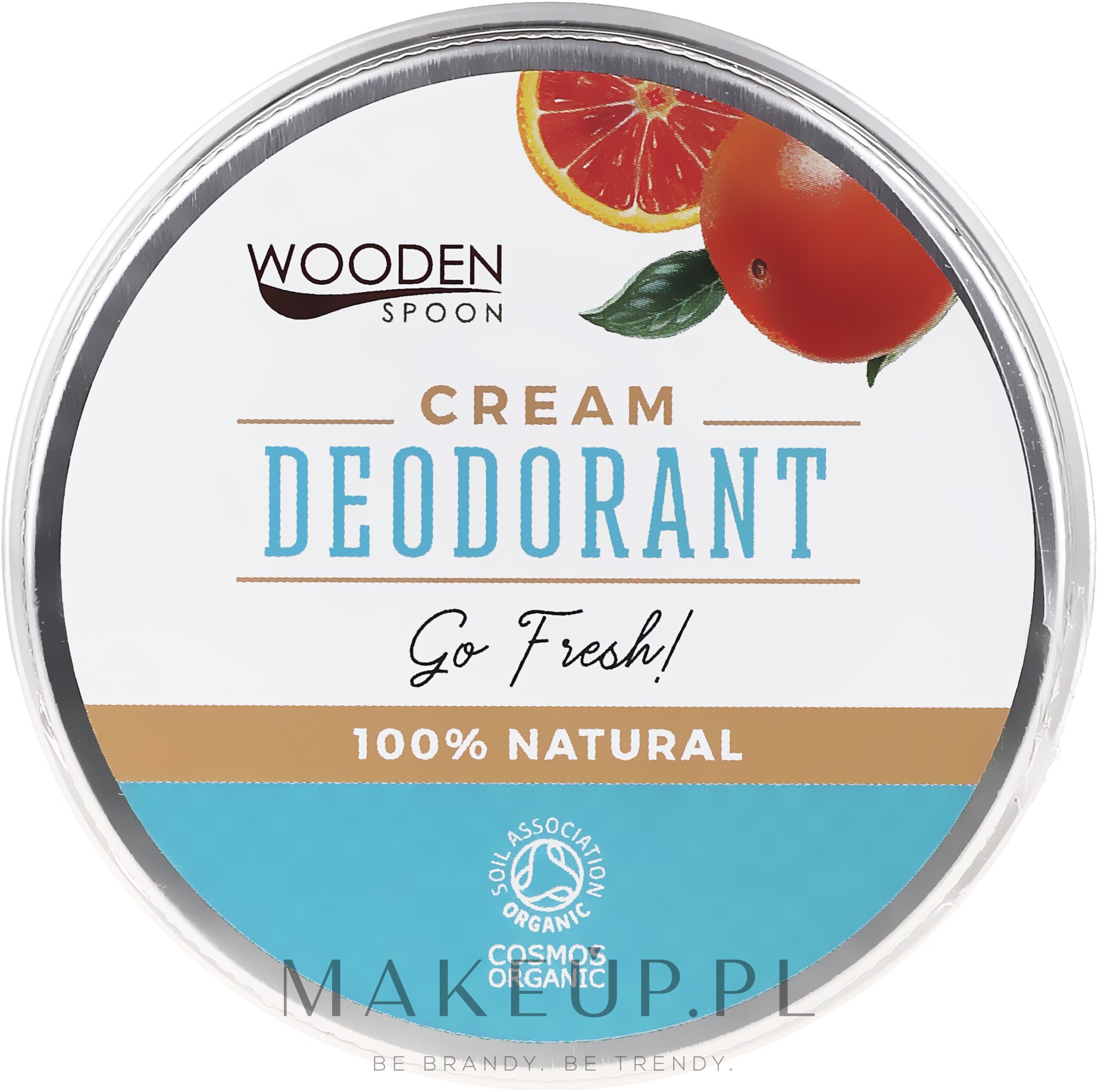 Naturalny dezodorant w kremie - Wooden Spoon Go Fresh Cream Deodorant — Zdjęcie 60 ml