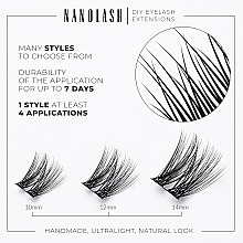 Sztuczne rzęsy - Nanolash Diy Eyelash Extensions Divine — Zdjęcie N8