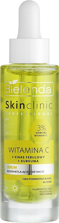 Rozjaśniające i odżywcze serum do twarzy z witaminą C - Bielenda Skin Clinic Professional