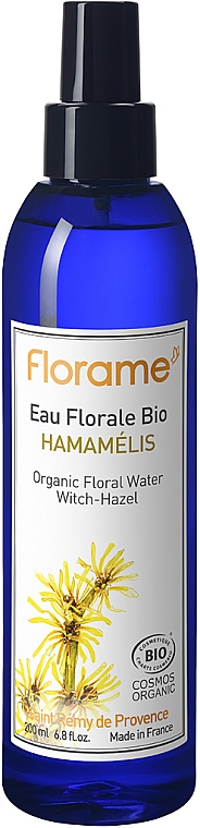 Woda kwiatowa do twarzy z oczarem wirginijskim - Florame Organic Witch Hazel Floral Water  — Zdjęcie N1