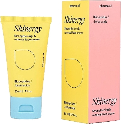 Ujędrniająco-regenerujący krem ​​do twarzy - Pharma Oil Skinergy Strengthening & Renewal Face Cream — Zdjęcie N2