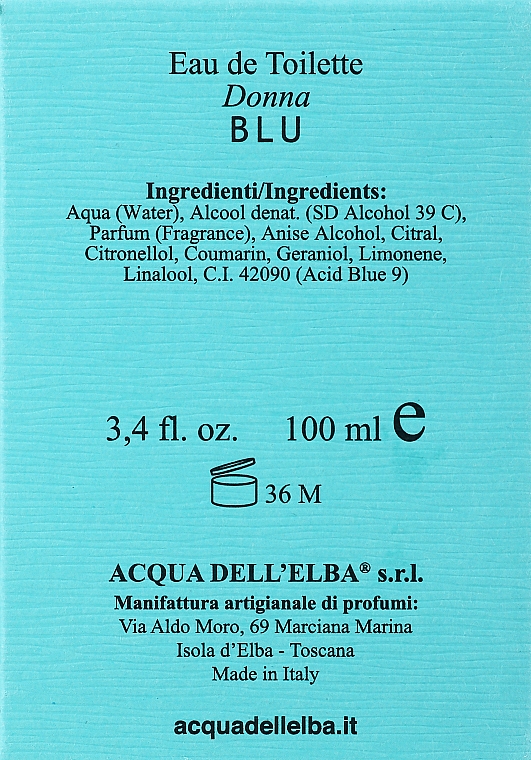 Acqua Dell'Elba Blu Donna - Woda toaletowa — Zdjęcie N6