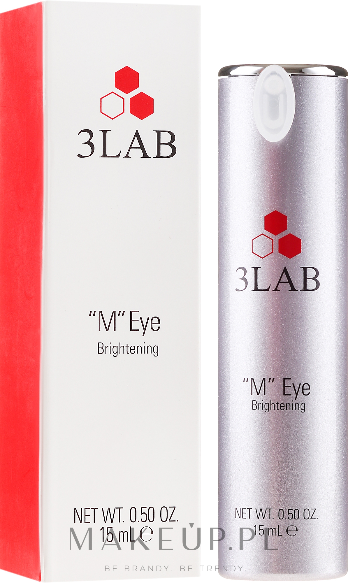 Rozświetlający krem do skóry wokół oczu - 3Lab M Eye Brightening Cream — Zdjęcie 15 ml