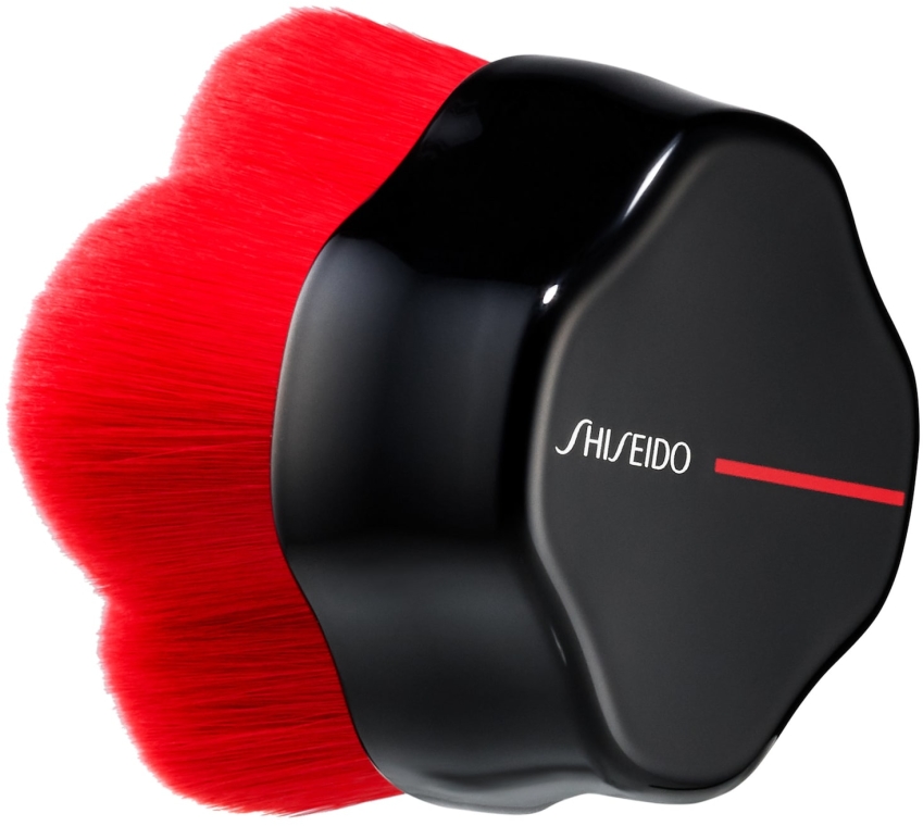 Pędzel do nakładanie pudru i płynnych baz i podkładów - Shiseido Hanatsubaki Hake Polishing Face Brush — Zdjęcie N2