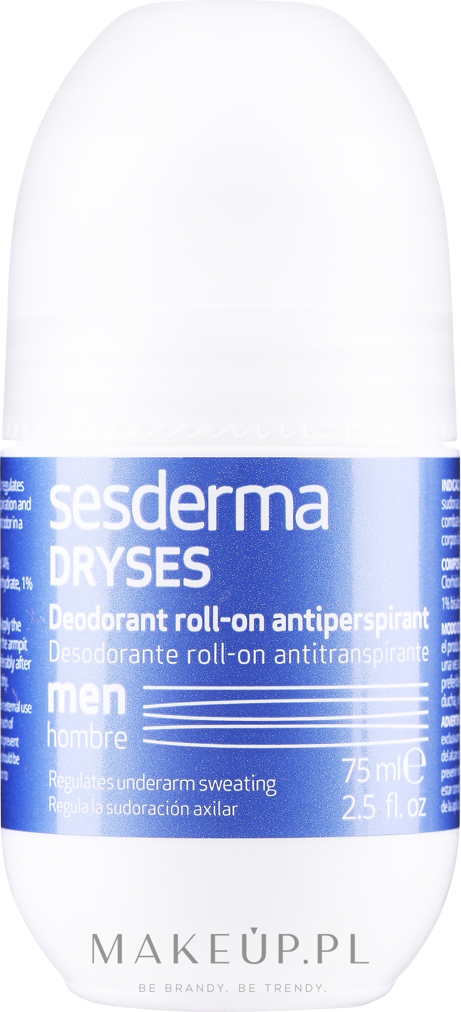 Antyperspirant w kulce dla mężczyzn - SesDerma Laboratories Dryses Deodorant For Men — Zdjęcie 75 ml