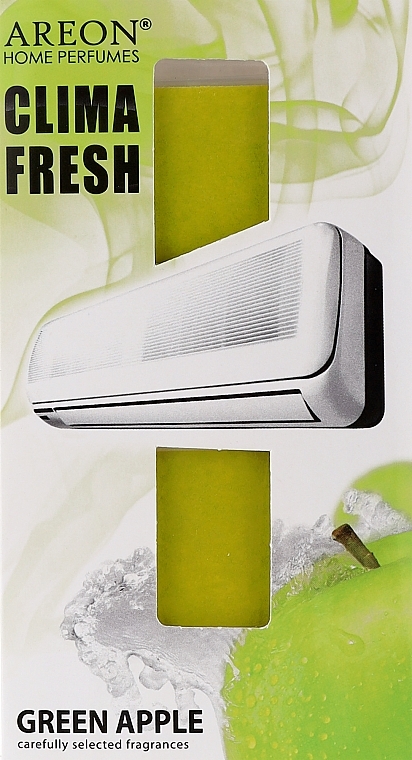 Wkład zapachowy do klimatyzatora - Areon Home Perfume Clima Fresh Green Apple — Zdjęcie N1