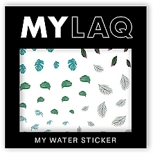 Naklejki na paznokcie - MylaQ My Water Sticker My Pastel Leaf — Zdjęcie N1