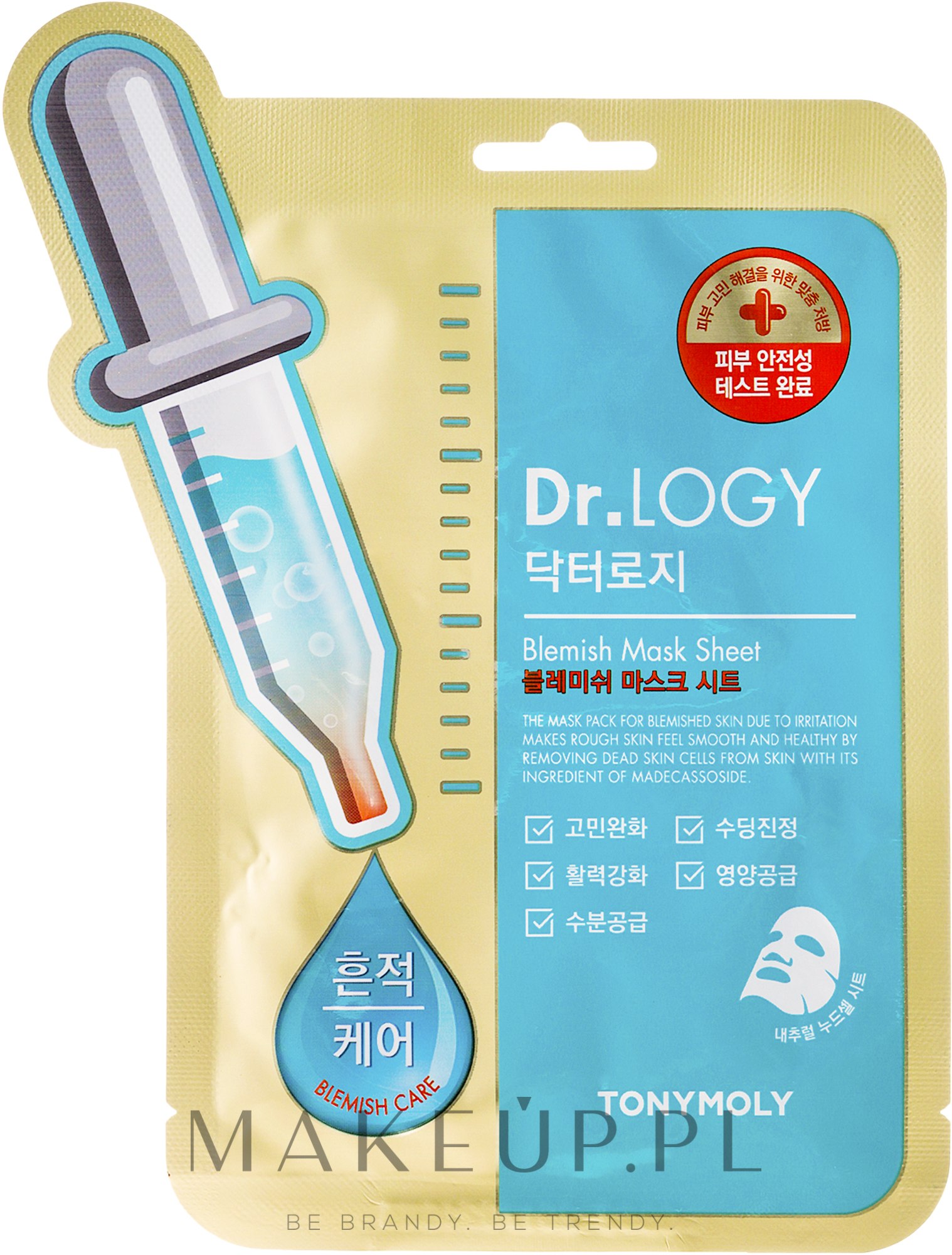 Tony moly dr logy маска тканевая