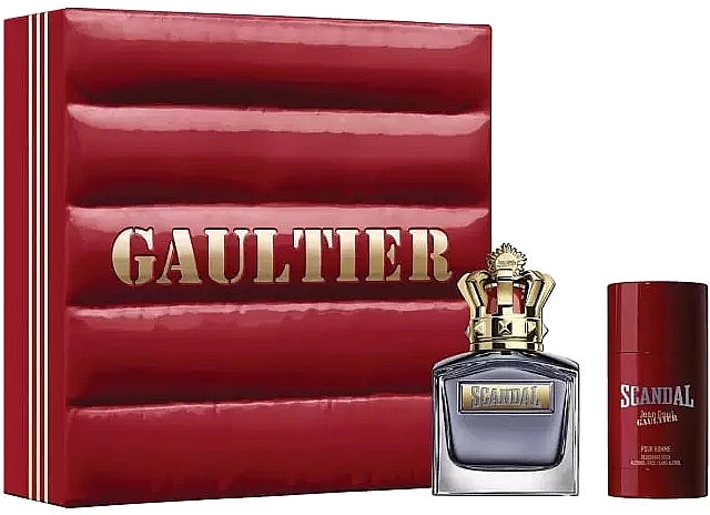 Jean Paul Gaultier Scandal Pour Homme - Zestaw (edt 100 ml + deo 75 g) — Zdjęcie N1