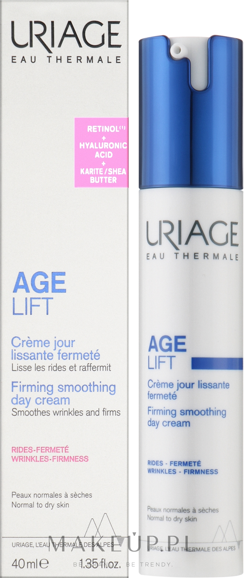 Ujędrniający wygładzający krem na dzień - Uriage Age Lift Firming Smoothing Day Cream — Zdjęcie 40 ml