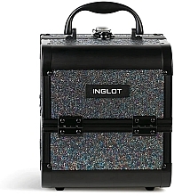 Kasetka kosmetyczna - Inglot Makeup Case Shimmering Black MB152M — Zdjęcie N1