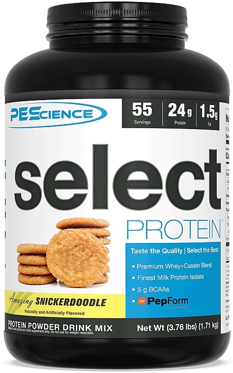 Białkowy suplement diety Ciasteczka - PEScience Select Protein Amazing Snickerdoodle — Zdjęcie N1