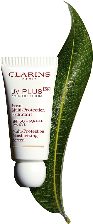 Krem przeciwsłoneczny - Clarins UV Plus Anti-Pollution Multi-Protection Moisturizing Screen SPF50 — Zdjęcie N2