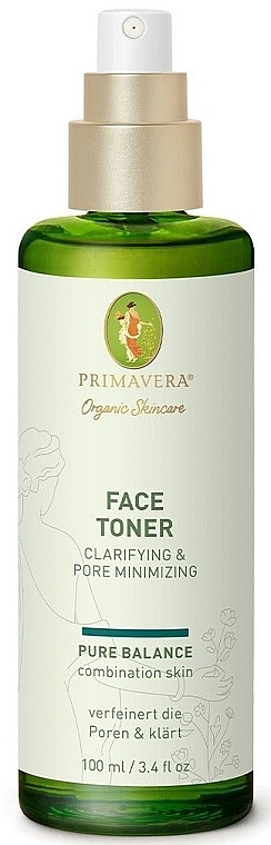 Tonik do twarzy - Primavera Pure Balance Clarifying & Pore Minimizing Face Toner — Zdjęcie N1
