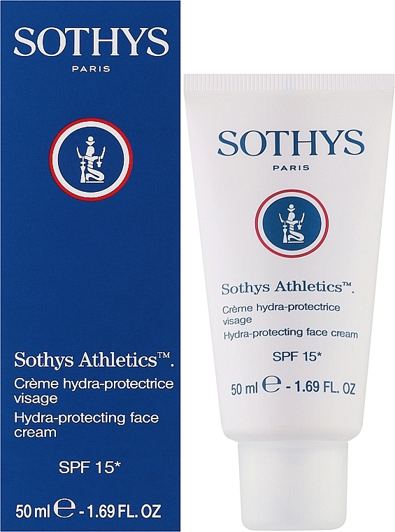 Krem do twarzy nawilżający i ochronny - Sothys Athletics Hydra-Protecting Face Cream SPF 15 — Zdjęcie N2