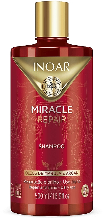 Szampon do włosów - Inoar Miracle Repair Shampoo — Zdjęcie N1