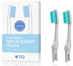 Wymienne końcówki do szczoteczki do zębów, miękkie włosie, szare - TIO Toothbrush Soft — Zdjęcie N1