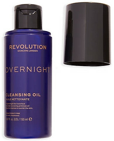 Delikatny olejek do oczyszczania twarzy - Revolution Skincare Overnight Cleansing Oil — Zdjęcie N2