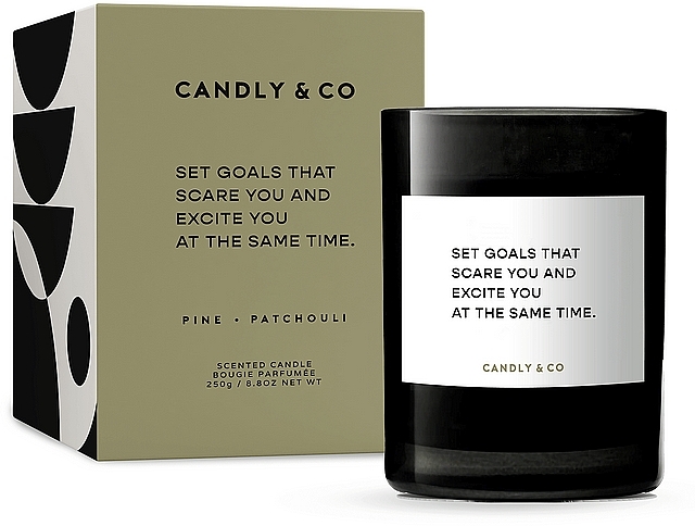 Świeca zapachowa - Candly & Co No.4 Set Goals That Scare You — Zdjęcie N1