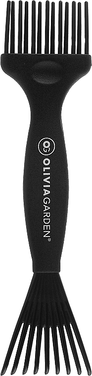 Czyścik do grzebieni i szczotek - Olivia Garden Brush Cleaner Mini Black — Zdjęcie N1
