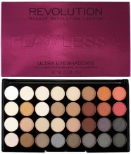 Paleta cieni do powiek - Makeup Revolution Ultra 32 Shade Palette Flawless 2 — Zdjęcie N1