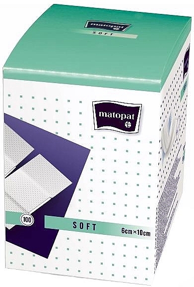 Plaster medyczny Matopat Soft, 6 cm x 10 cm - Matopat — Zdjęcie N1