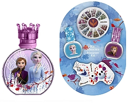 Air-Val International Disney Frozen II - Zestaw (edt 100 ml + manicure/kit) — Zdjęcie N1