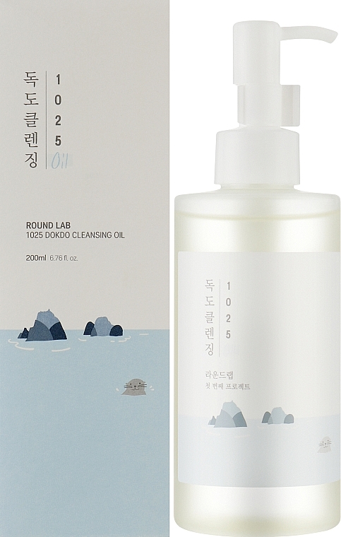 Hydrofilowy olej oczyszczający - Round Lab 1025 Dokdo Cleansing Oil — Zdjęcie N3