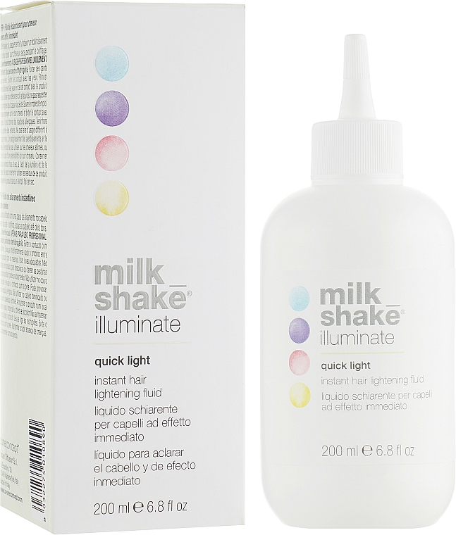 Natychmiastowy rozświetlający fluid do włosów - Milk Shake Z.One Concept Illuminate Quick Light — Zdjęcie N2