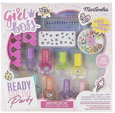 Zestaw do manicure - Martinelia Ready For The Party Mega Nail Art Set — Zdjęcie N1