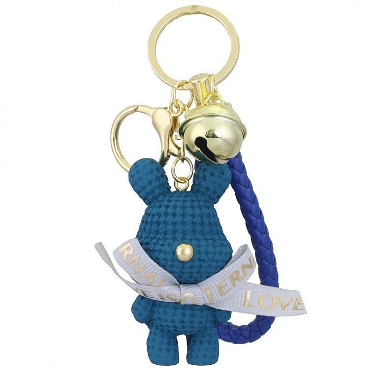 Brelok do kluczy Sweet Rabbit, niebieski - Ecarla  — Zdjęcie N1