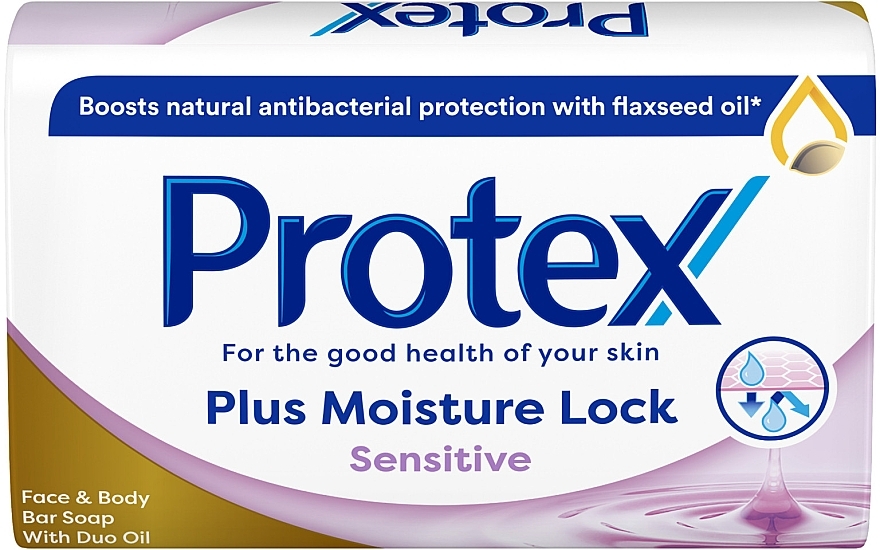 Mydło antybakteryjne do skóry wrażliwej - Protex Plus Moisture Lock Sensitive — Zdjęcie N1