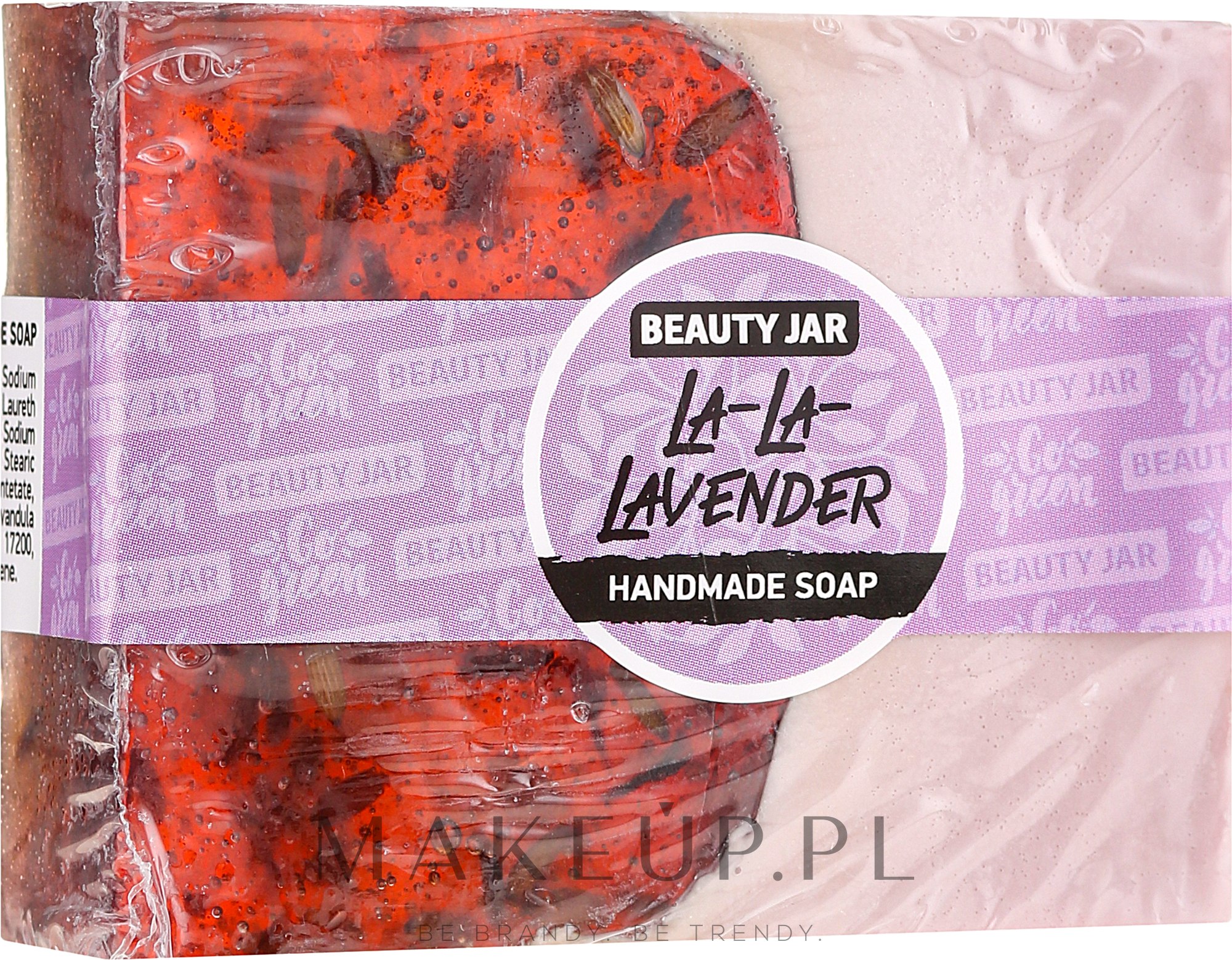 Mydło ręcznie robione w kostce Lawenda - Beauty Jar Lavender Handmade Soap — Zdjęcie 90 g