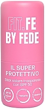 Kup Sztyft do twarzy z filtrem przeciwsłonecznym - Fit.Fe By Fede The Shielder Transparent Sunscreen Stick SPF50