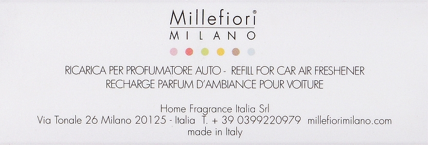 Wkład do dyfuzora zapachowego w samochodzie Las i przyprawy - Millefiori Milano Icon Refill Legni & Spezie — Zdjęcie N1