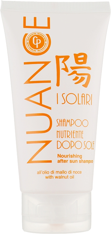 Odżywczy szampon do włosów z olejem z orzechów włoskich - Nuance Color Protection Shampoo Nutriente Moisturizing After Sun Shampoo