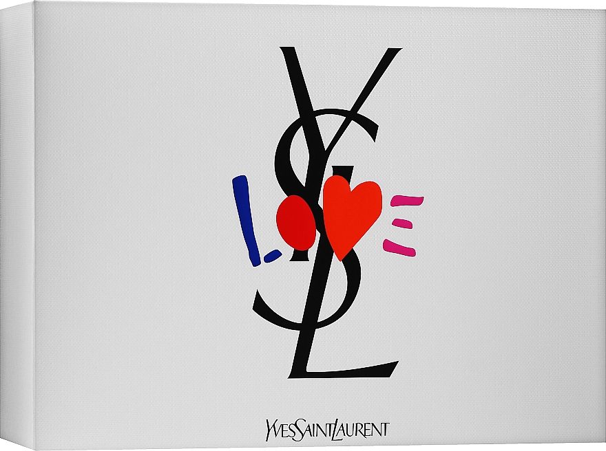 Yves Saint Laurent Black Opium - Zestaw (edp/90ml + mascara/2ml + lipstick/6ml + pouch) — Zdjęcie N1