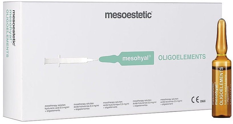 Produkt biorewitalizujący - Mesoestetic Mesohyal Oligoelements — Zdjęcie N1
