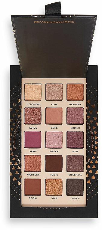 Paleta cieni do powiek - Revolution Pro X Nath Night Eyeshadow Palette — Zdjęcie N1