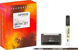 Zestaw do brwi - Catrice The Essential Brow Set Medium — Zdjęcie N1