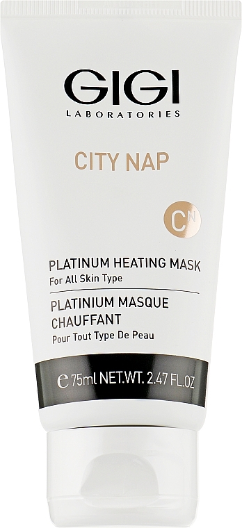 Platynowa maska do twarzy i dekoltu - Gigi City NAP Platinum Heating Mask