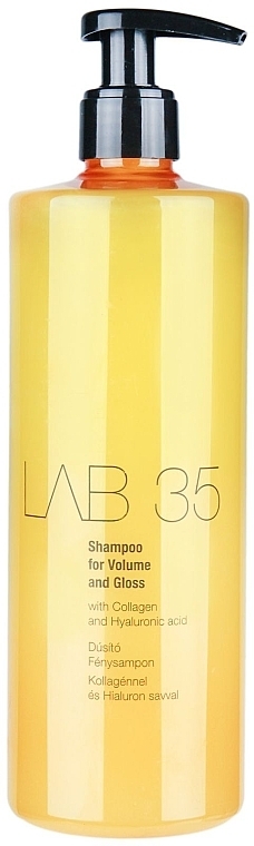 PRZECENA! Nabłyszczający szampon dodający włosom objętości - Kallos Cosmetics LAB35 Shampoo For Volume and Gloss * — Zdjęcie N1