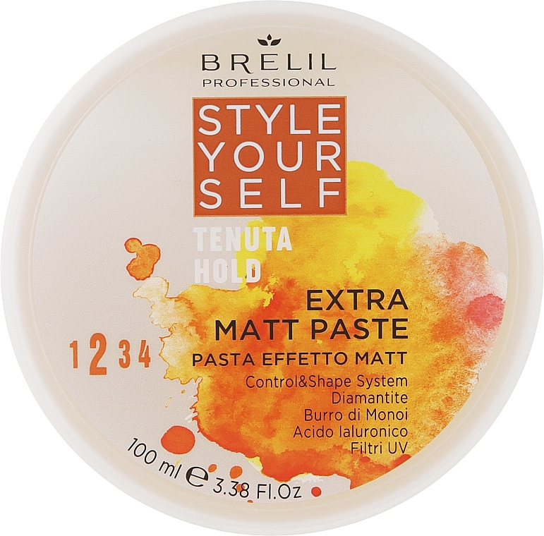 Modelująca pasta do włosów z efektem matującym - Brelil Style Yourself Hold Extra Matt Paste — Zdjęcie N1