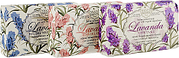 Zestaw - Nesti Dante Lavanda Gift Set (soap/3x150g) — Zdjęcie N1